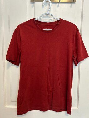 Mens Red RW&CO Medium Crewneck T-shirt